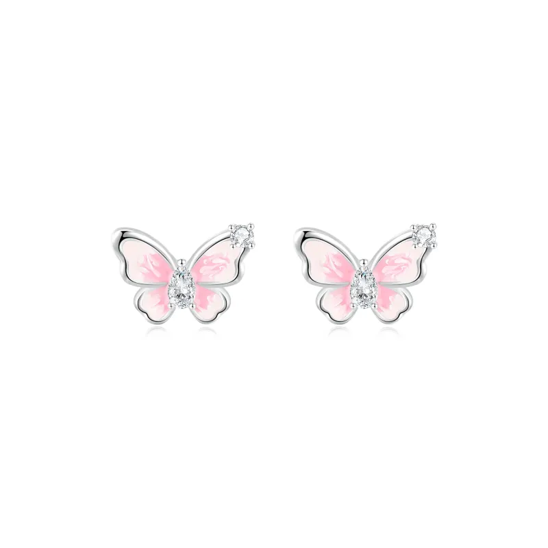 LAOYINFANG Sterling Silver 990 Stud Earrings Women's-1