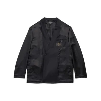 Balenciaga SS22 Business Suits Coats Unisex Black