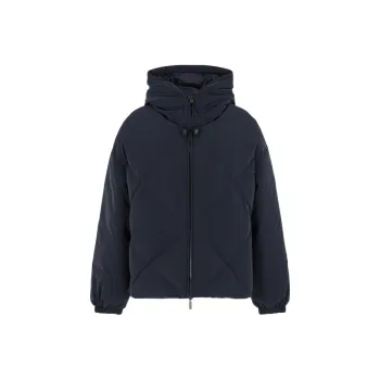 EMPORIO ARMANI FW23 Down Jacket Women's Marine Blue