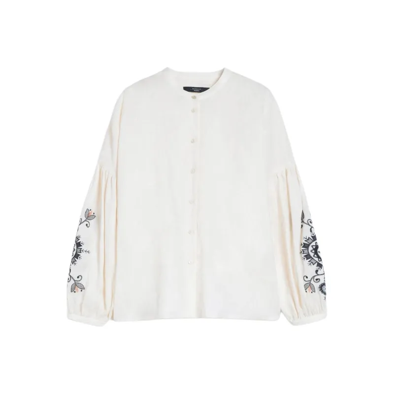 Weekend Max Mara Embellished sleeve Blouse-0