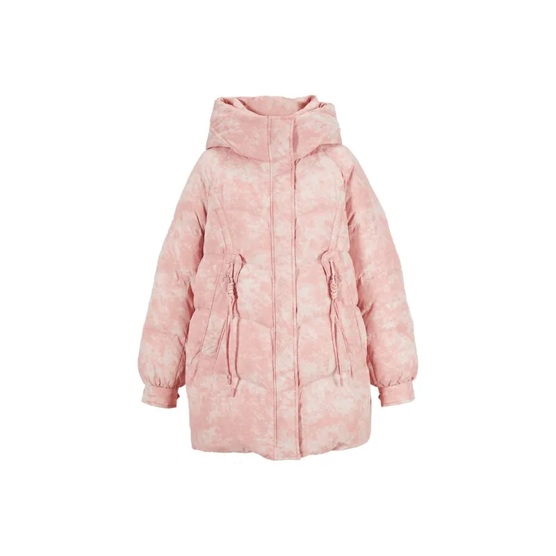 XIANGYING Down Jacket Women's Pink-0