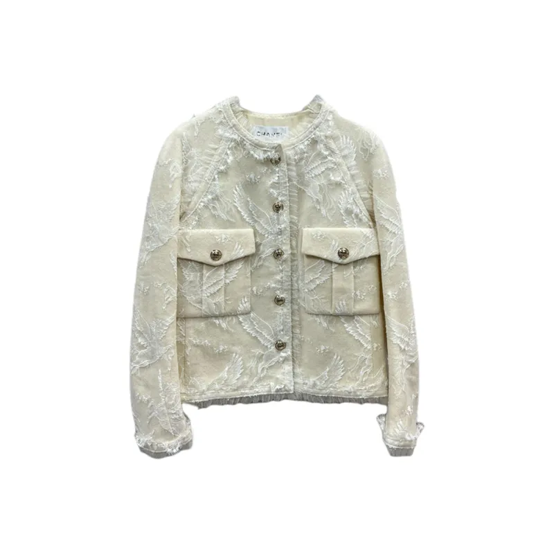 CHANEL 20K Fall Winter Equestrian Collection Jackets & Coats Women's White-0