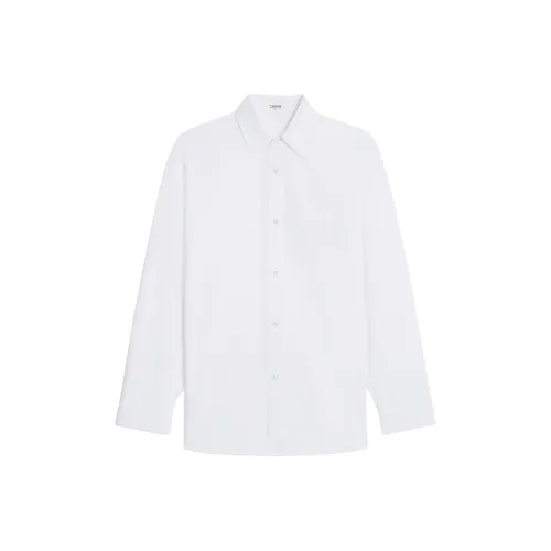 CELINE Tommy Shirt In Striped Cotton And Linen