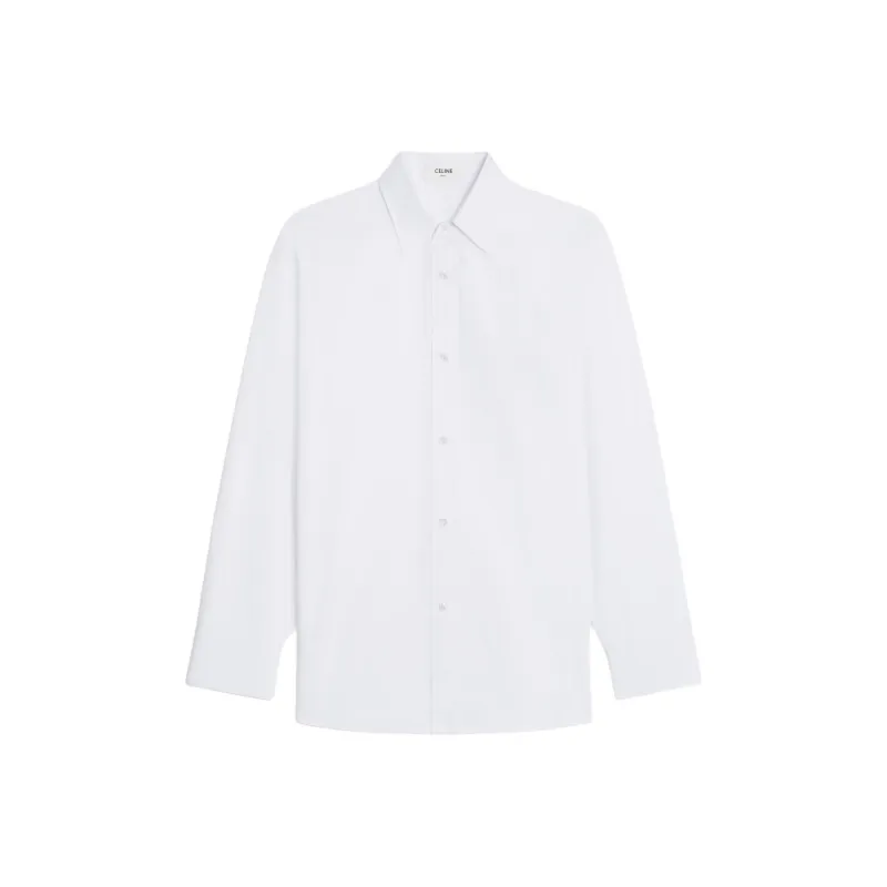 CELINE Tommy Shirt In Striped Cotton And Linen-0