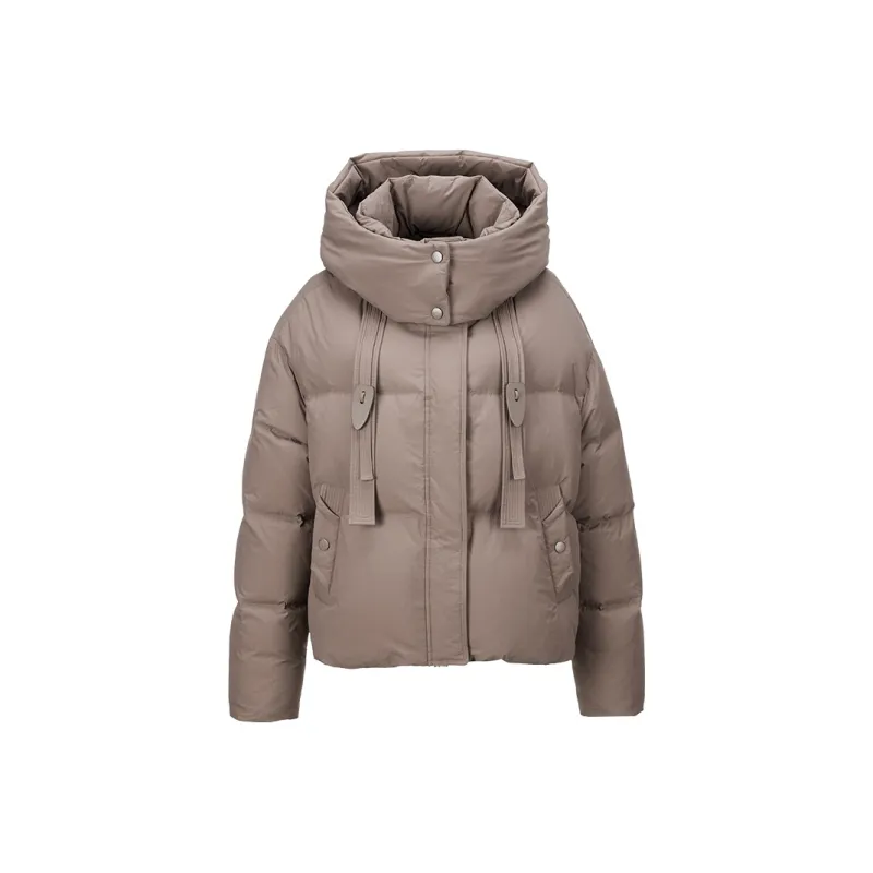 XIANGYING Down Jacket Women's Milk Coffee-0