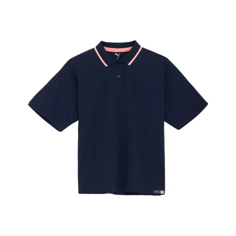 PUMA Polo Shirt Women's Marine Blue-0