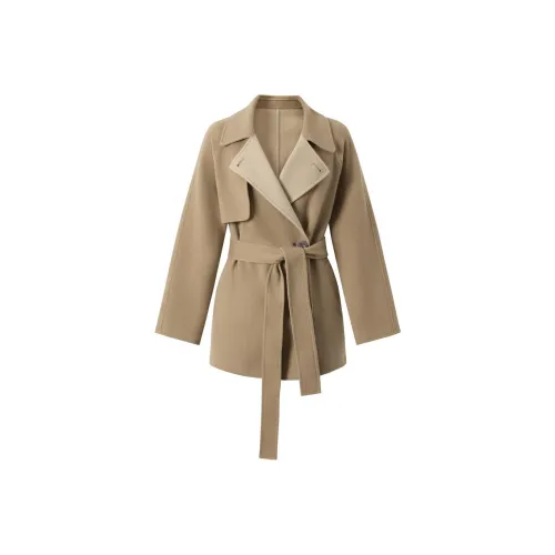 JZ. ANNAKRO Coats Women's Camel
