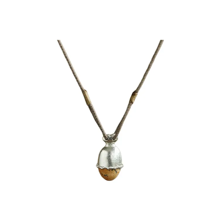 SALE E PEPE 925 Sterling Silver Necklaces Unisex Multicolor-1