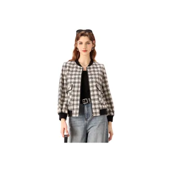 FENHONGMALI Jackets Coats Women's White