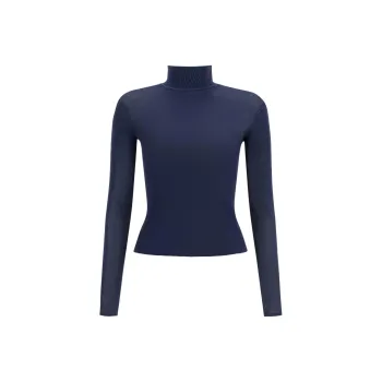 Self portrait High Neck Knitted Top