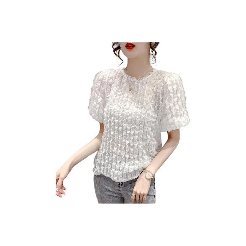 Mu Xiao Xin Chiffon Shirt Women's-1