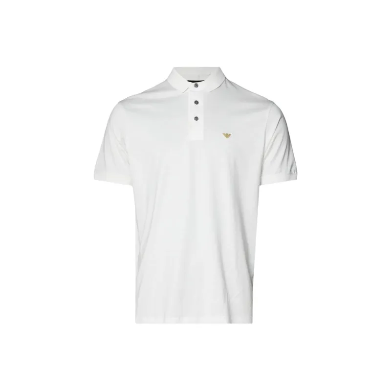 EMPORIO ARMANI Asv Lyocell Blend Jersey Polo Shirt With Embroidery-0