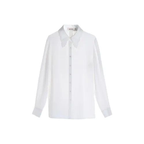 A LIFE ON THE LEFT Shirt Women's White