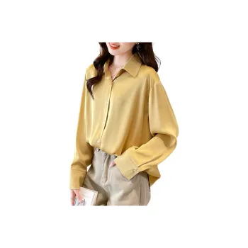 JEANSWEST Shirts Women's Yellow