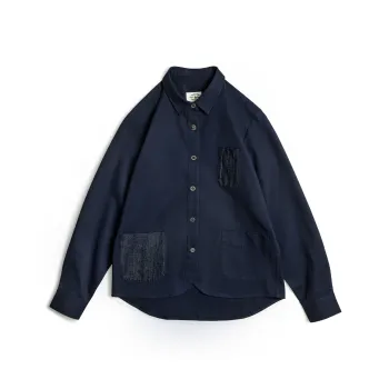 MADEN Shirts Women's Navy Blue