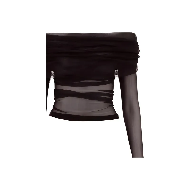 Christopher Esber Veiled Silk Top-4