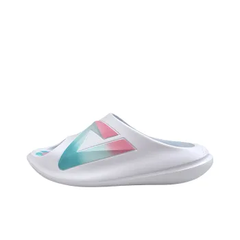 PEAK Very Small Fat Drag Antibacterial Massage Cushioning Slide Slippers Men's White Pink Green