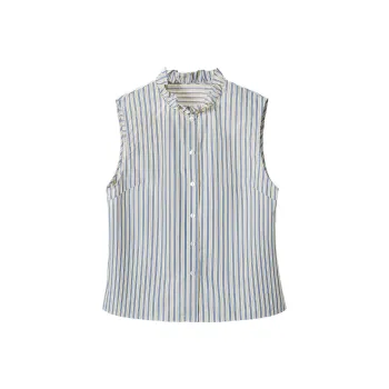 TOUCH Shirt Women's Blue Stripes