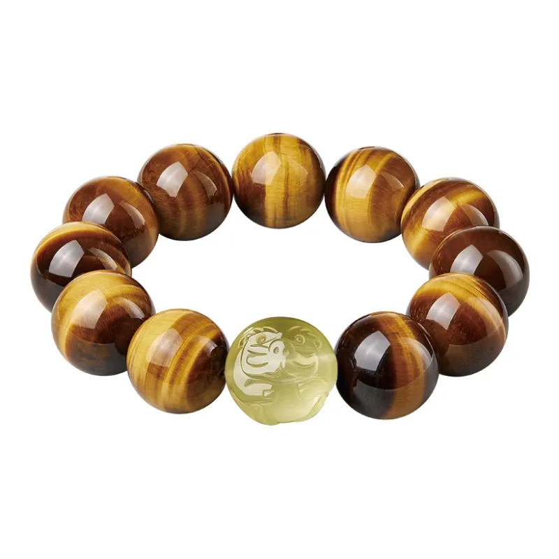 Yi Mingju Tiger's Eye Stone Bracelets Men's-6