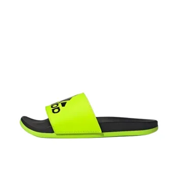 Adidas Adilette Comfort Slides Slip Resistant Abrasion Resistant Slide Slippers Unisex Neon Green