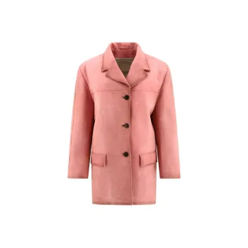 PRADA Single breasted Suede Blazer