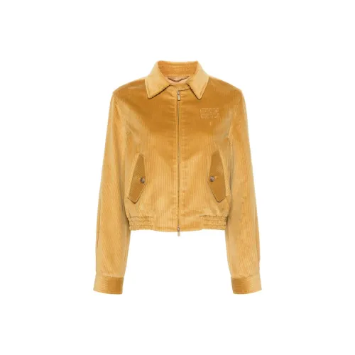 MIU MIU stepping & Coats Women's Yellow