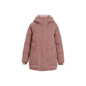 QIAOWANNI Down Jacket Women's Rose Pink