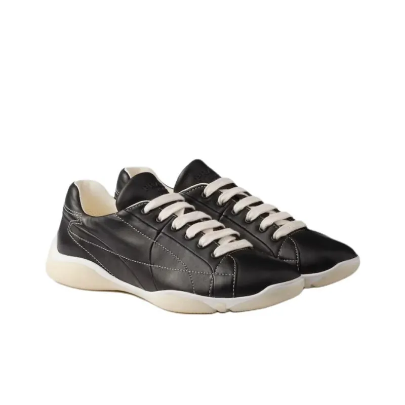PRADA Low Top Casual Shoes Men's Black-2