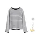 Gray Stripes+Free Rabbit Pendant