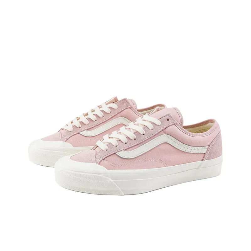 Vans LX Old Skool 136 Anti Slip Wear Resistant Low Top Skateboard Shoes Unisex Pink-2