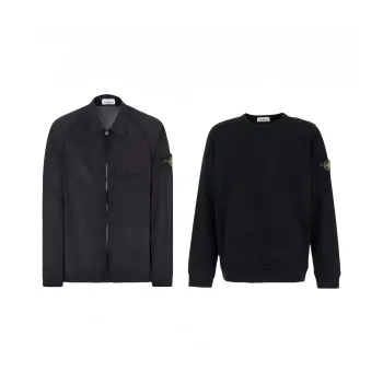 STONE ISLAND Metal Nylon Series Casual Sportswear Unisex Black