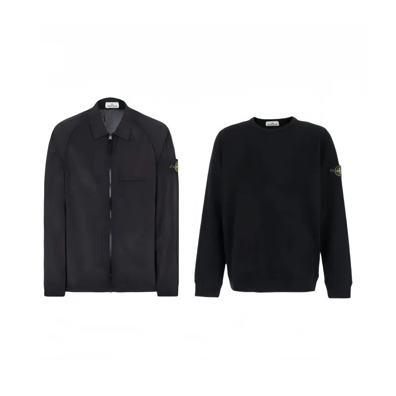 STONE ISLAND Metal Nylon Series Casual Sportswear Unisex Black-0