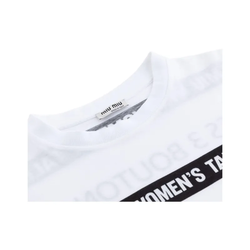 MIU MIU SS23 Regular T Shirt Women's White-2