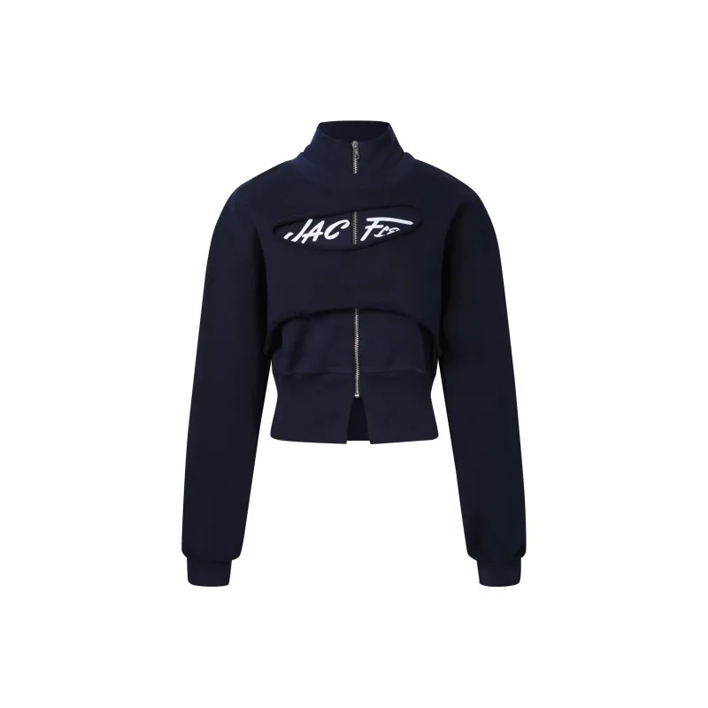 JAC FLEURANT Sweatshirt Women's Navy Blue-0