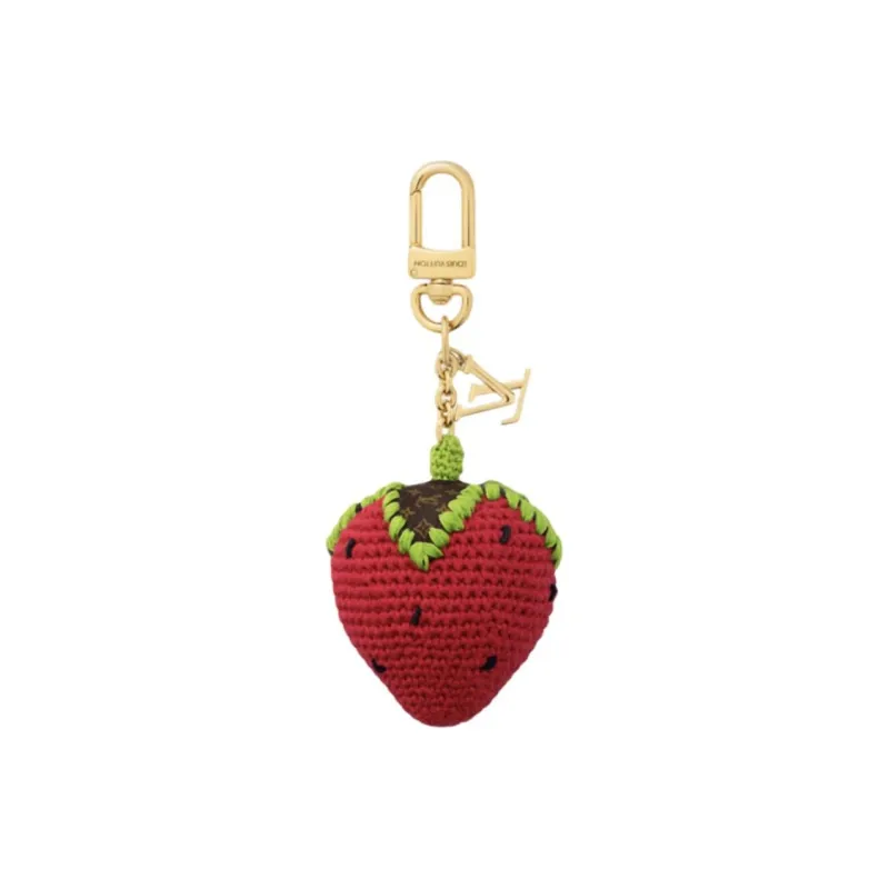 LOUIS VUITTON Cotton, Metal Parts, Canvas Pendants Women's Gold-1