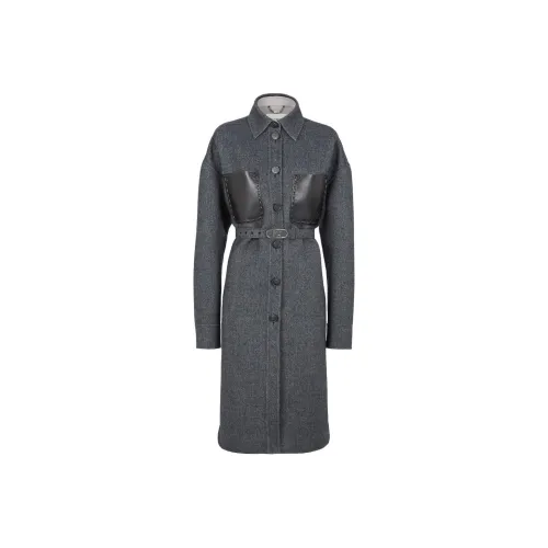 FENDI Coats Women's Gray