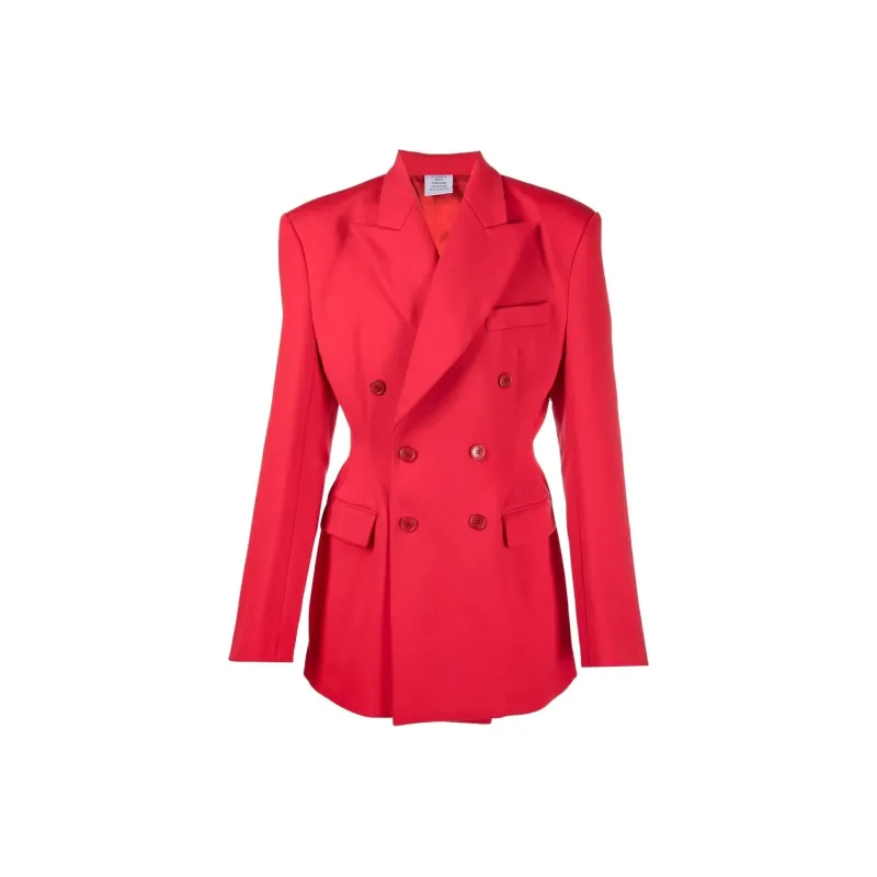 Vetements Business Suits Women's Red-0