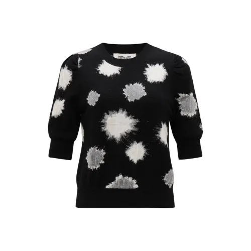 DVF Diane Von Furstenberg Willia Knit Jacquard Sweater