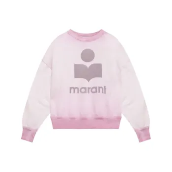 ISABEL MARANT ETOILE Moby Logo Printed Crewneck Sweatshirt