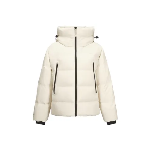 Skechers Mountain And Wild Outdoor Series Down Jacket Women's Egg White