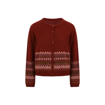 Omont Knitwear Women's Vintage Red