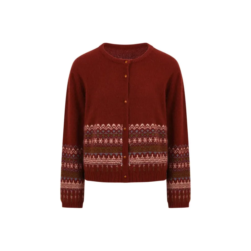 Omont Knitwear Women's Vintage Red-0