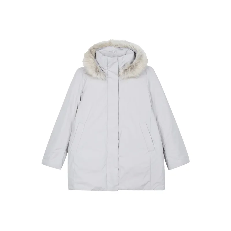 UNIQLO Down Jacket Women's Mist Gray-0
