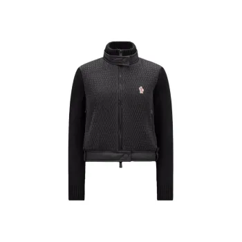 Moncler Virgin Wool Zip up Ski Jacket
