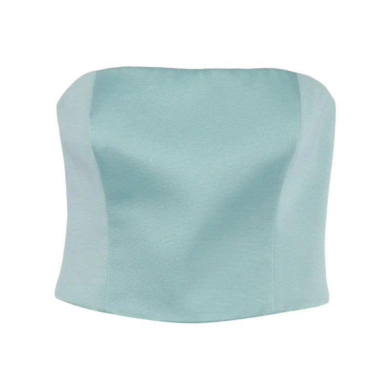 EMPORIO ARMANI Strapless Top Women's Green-0