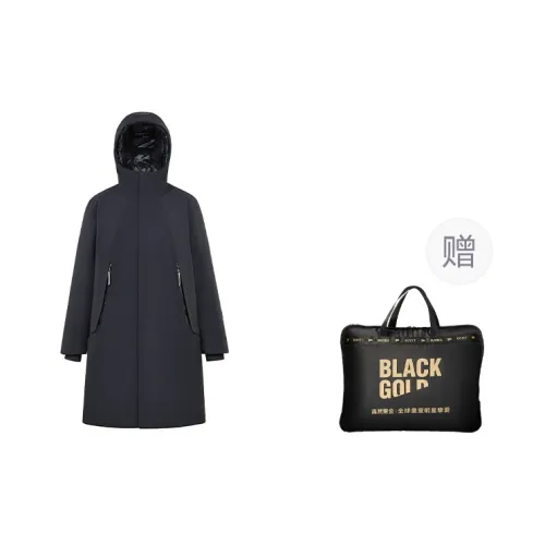 GOLDFARM Down Jacket Unisex Black