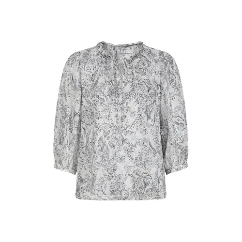 JZ. ANNAKRO Chiffon Shirt Women's Heather Gray