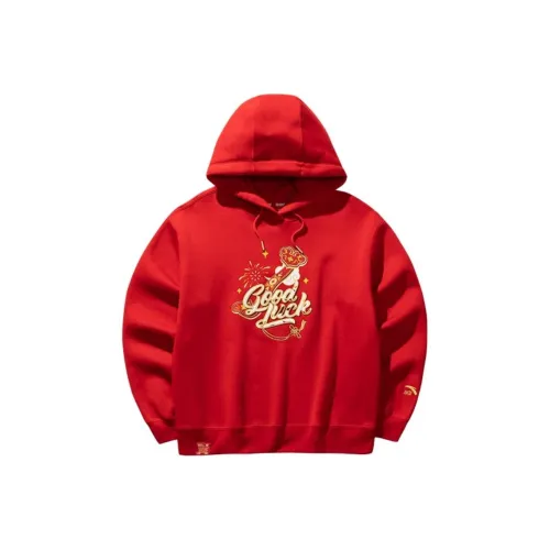 Anta Good Things Happen Sweatshirt Women's Rich Red