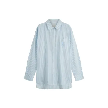 CALVIN KLEIN Shirt Women's 0SA Light Blue Stripes