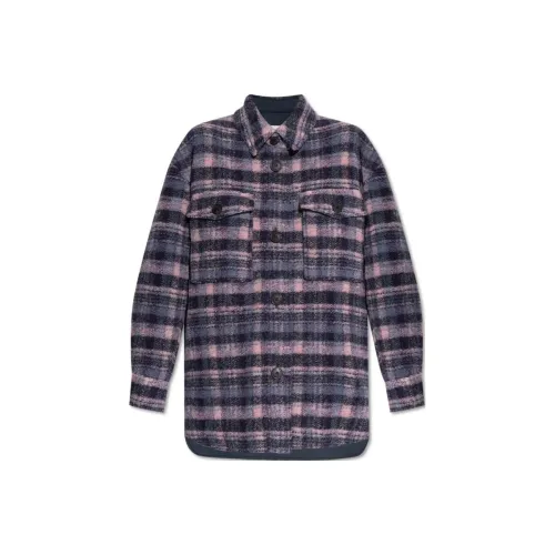 ISABEL MARANT ETOILE Harveli Checked Shirt Paris jacket